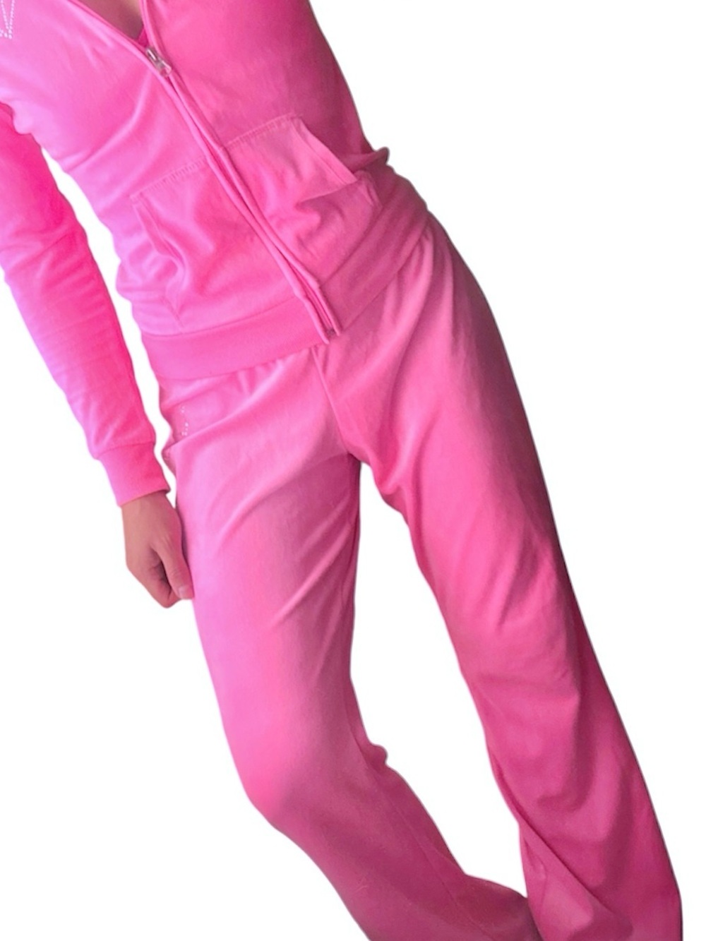 Hot Pink Velour Pants / Set